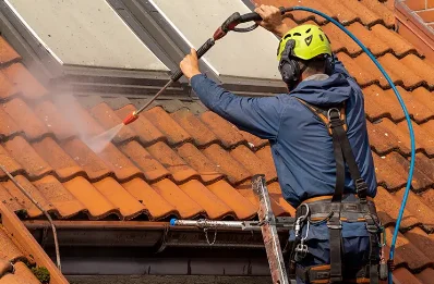 Démoussage et hydrofuge de toiture à Quinson